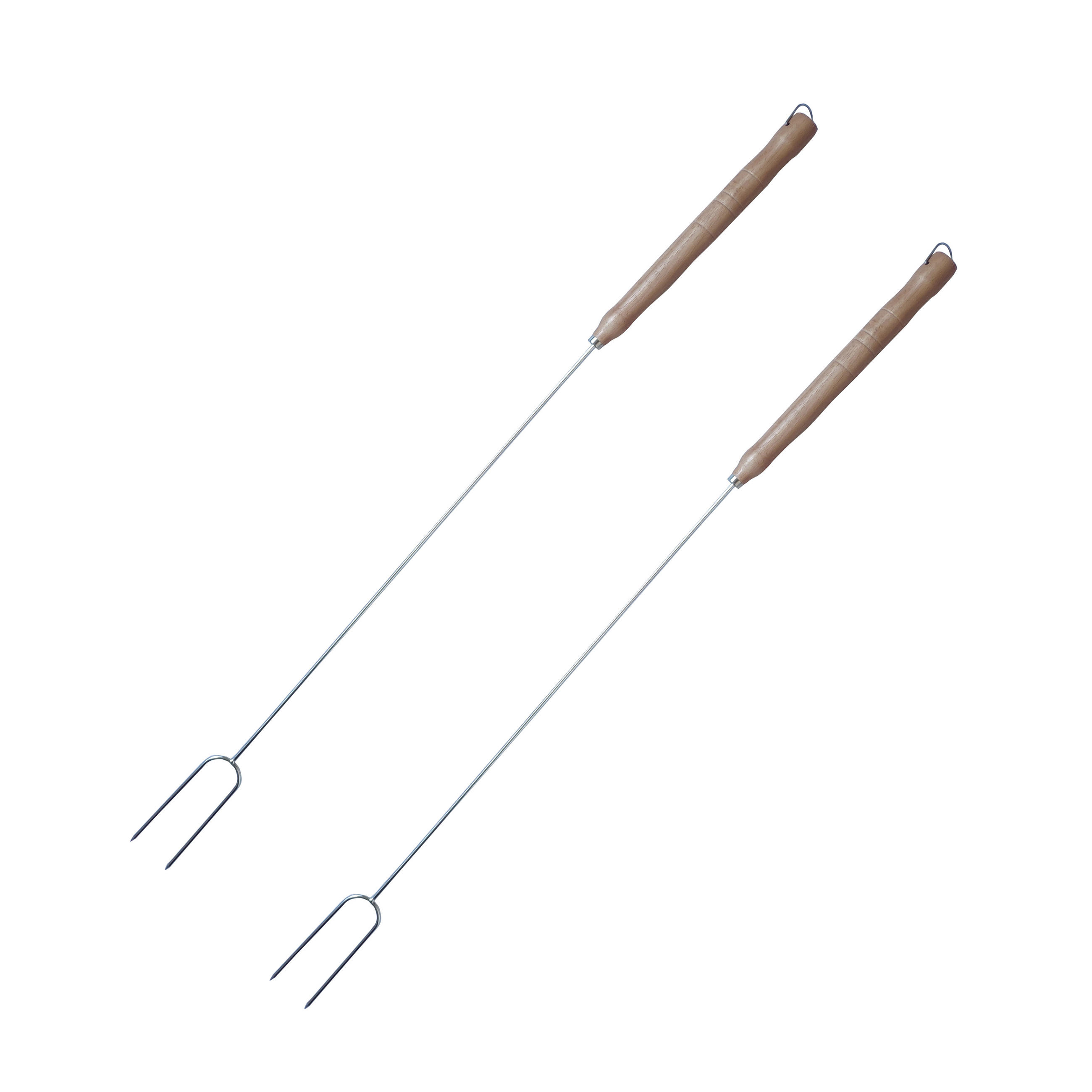 GRILLSPIEßE - Silberfarben, Basics, Holz/Metall (100,3/4,6/2,8cm)