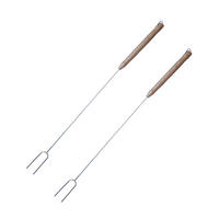 GRILLSPIEßE - Silberfarben, Basics, Holz/Metall (100,3/4,6/2,8cm)
