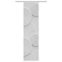 FLÄCHENVORHANG in Grau halbtransparent  - Grau, Design, Textil (60/245cm)