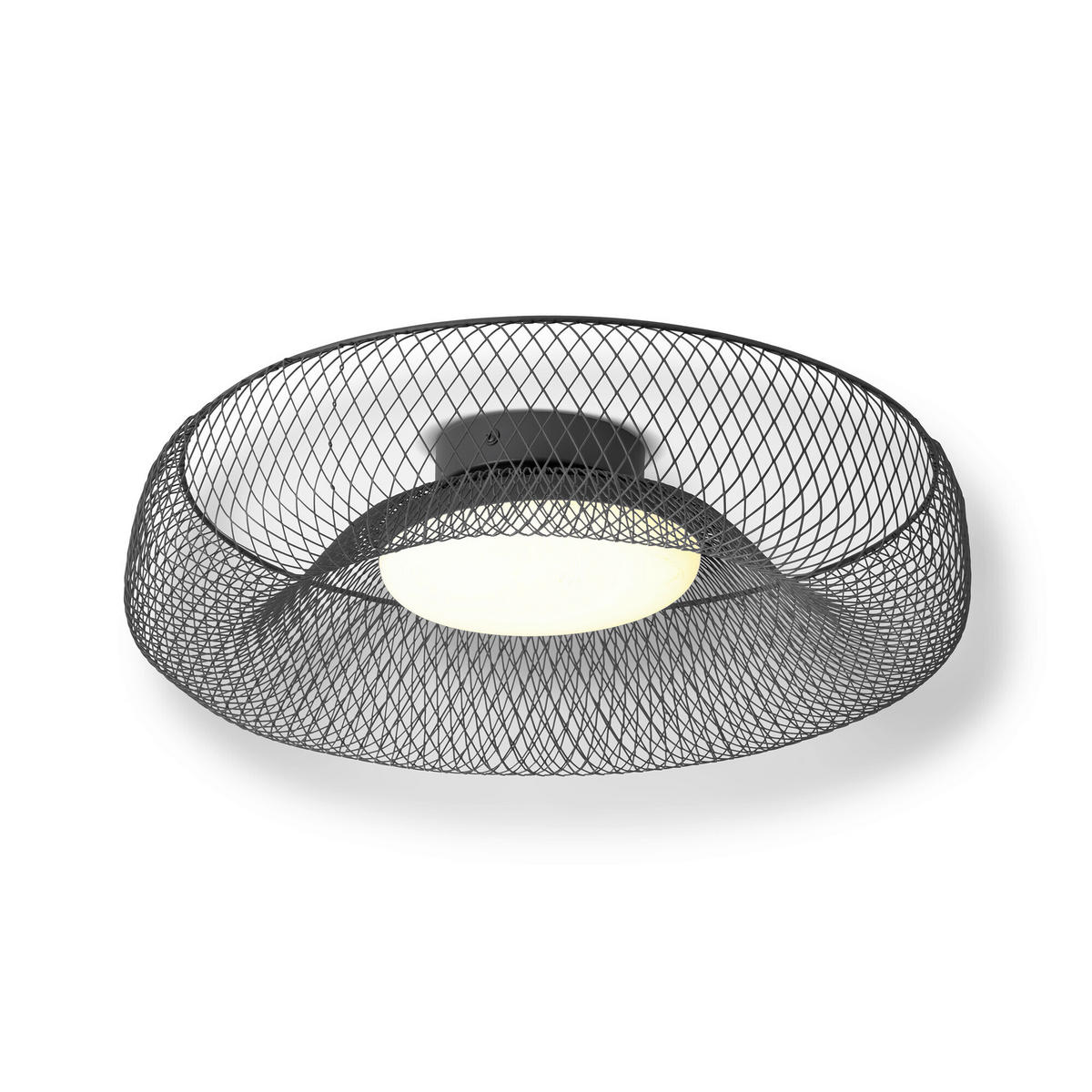 LED-DECKENLEUCHTE 30/11 cm   - Schwarz, Basics, Kunststoff/Metall (30/11cm) - Osram