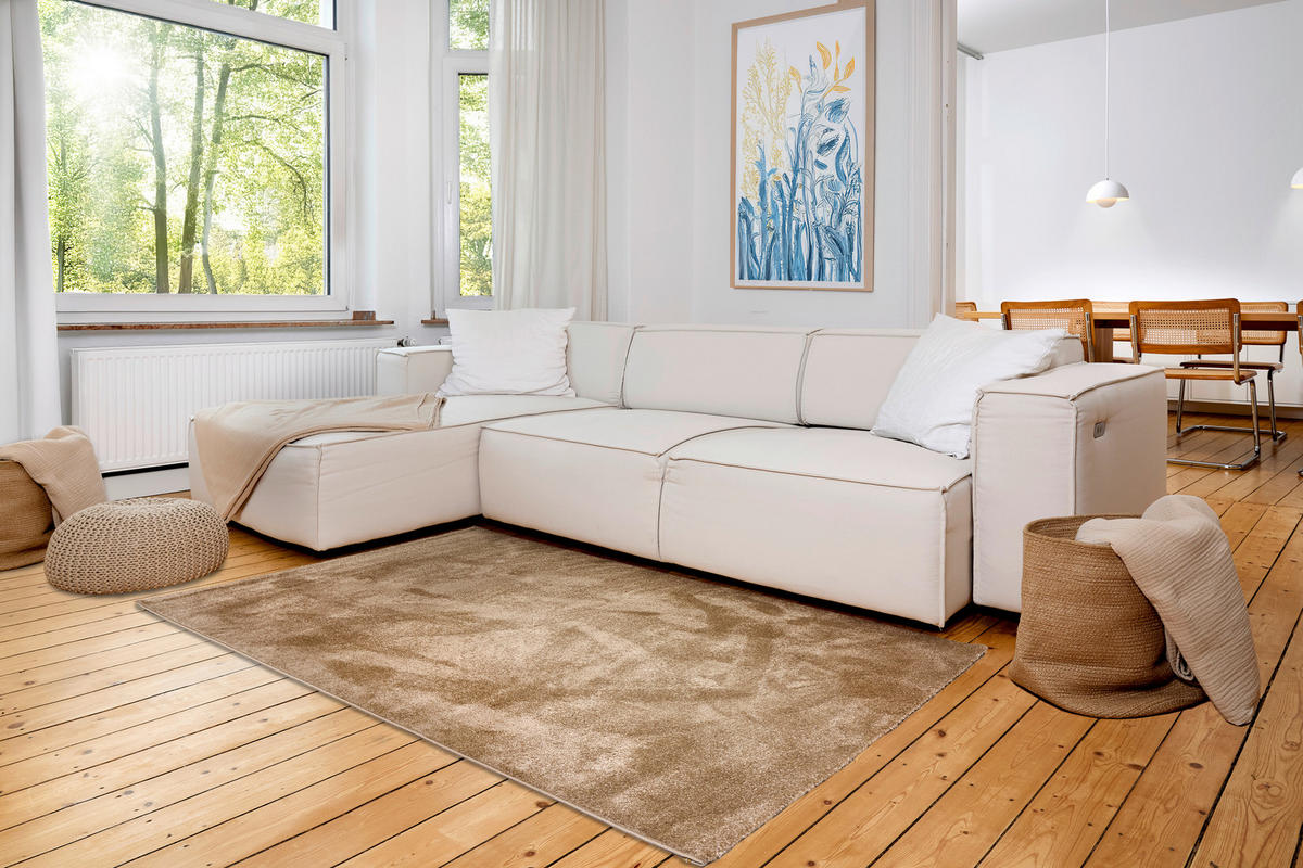 WEBTEPPICH 200/280 cm Sam Beige rechteckig  - Beige, Basics, Kunststoff (200/280cm) - Astra