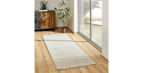 HANDWEBTEPPICH 130/190 cm Happy Weiß  - Weiß, KONVENTIONELL, Textil (130/190cm) - Boxxx