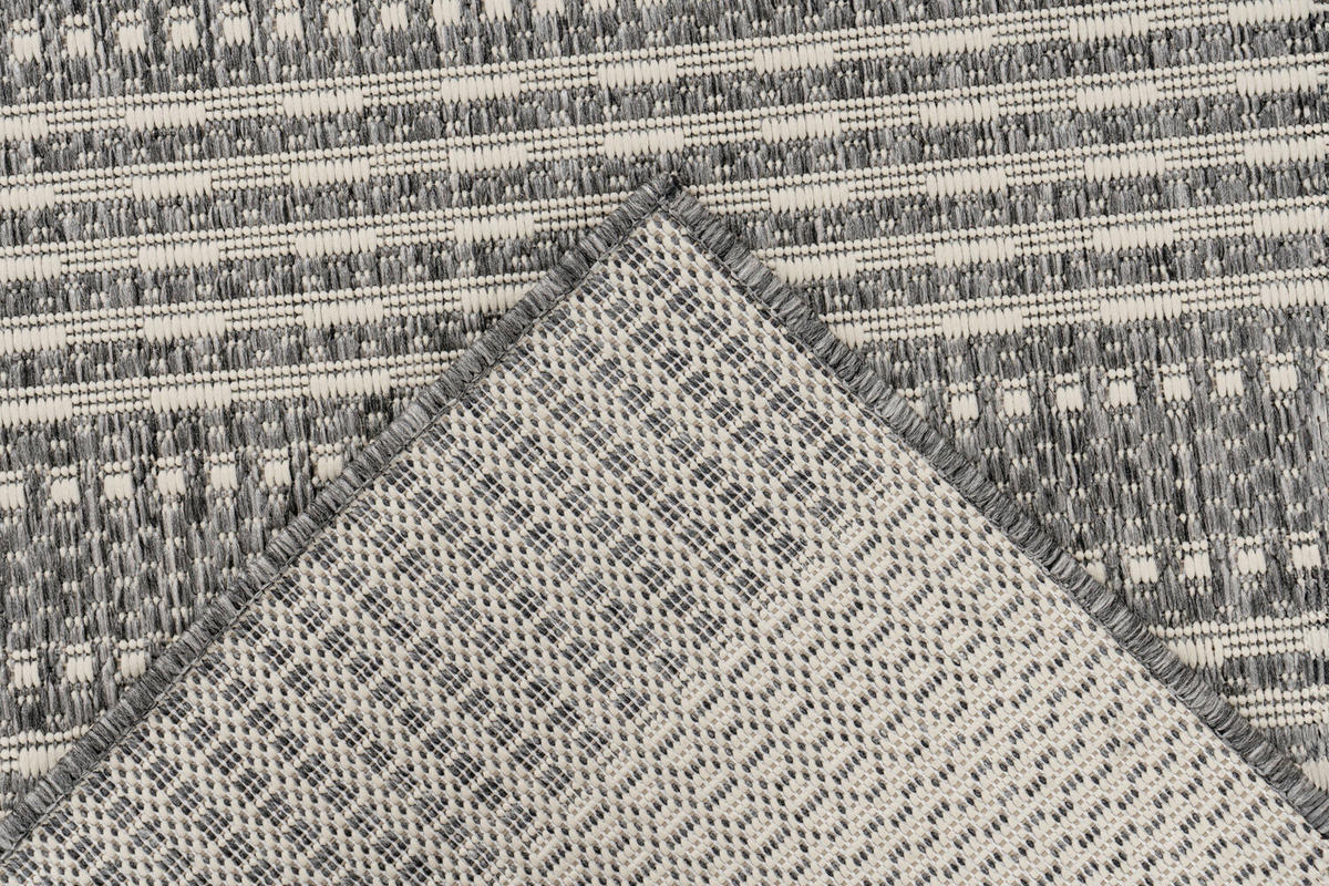 FLACHWEBETEPPICH 200/290 cm Silberfarben rechteckig  - Silberfarben, Basics, Textil (200/290cm) - Kayoom