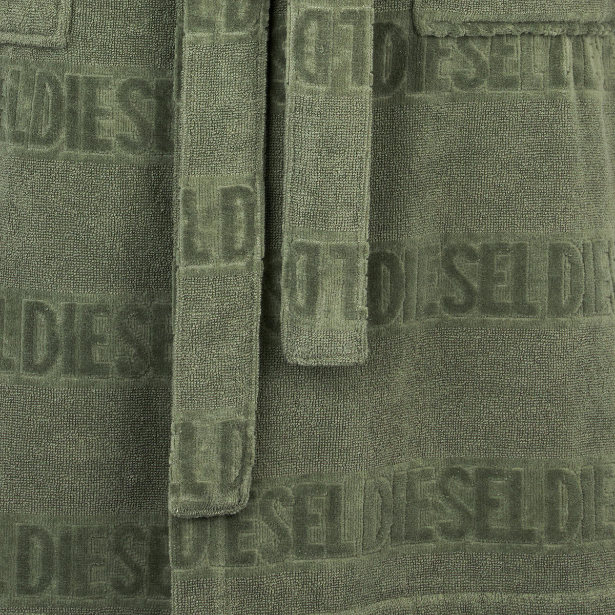 BADEMANTEL S/M Unisex  - Grün, Basics, Textil (S/Mnull) - Diesel