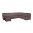 WOHNLANDSCHAFT in Leder Braun - Alufarben/Braun, KONVENTIONELL, Leder/Metall (165/329/239cm) - Beldomo Premium WOHNLANDSCHAFT in Leder Braun - Alufarben/Braun, KONVENTIONELL, Leder/Metall (165/329/239cm) - Beldomo Premium