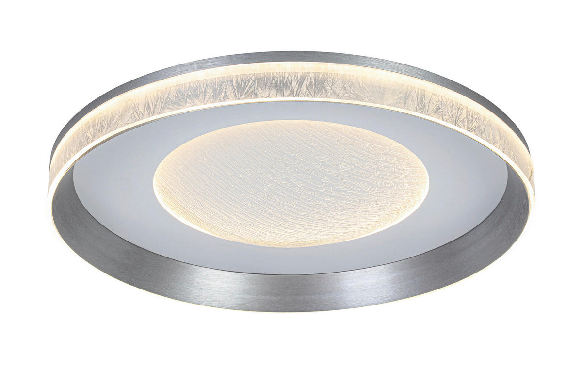 LED-DECKENLEUCHTE 24 W  40/9 cm    - Weiss/Dunkelgrau, Design, Kunststoff/Metall (40/9cm) - Novel