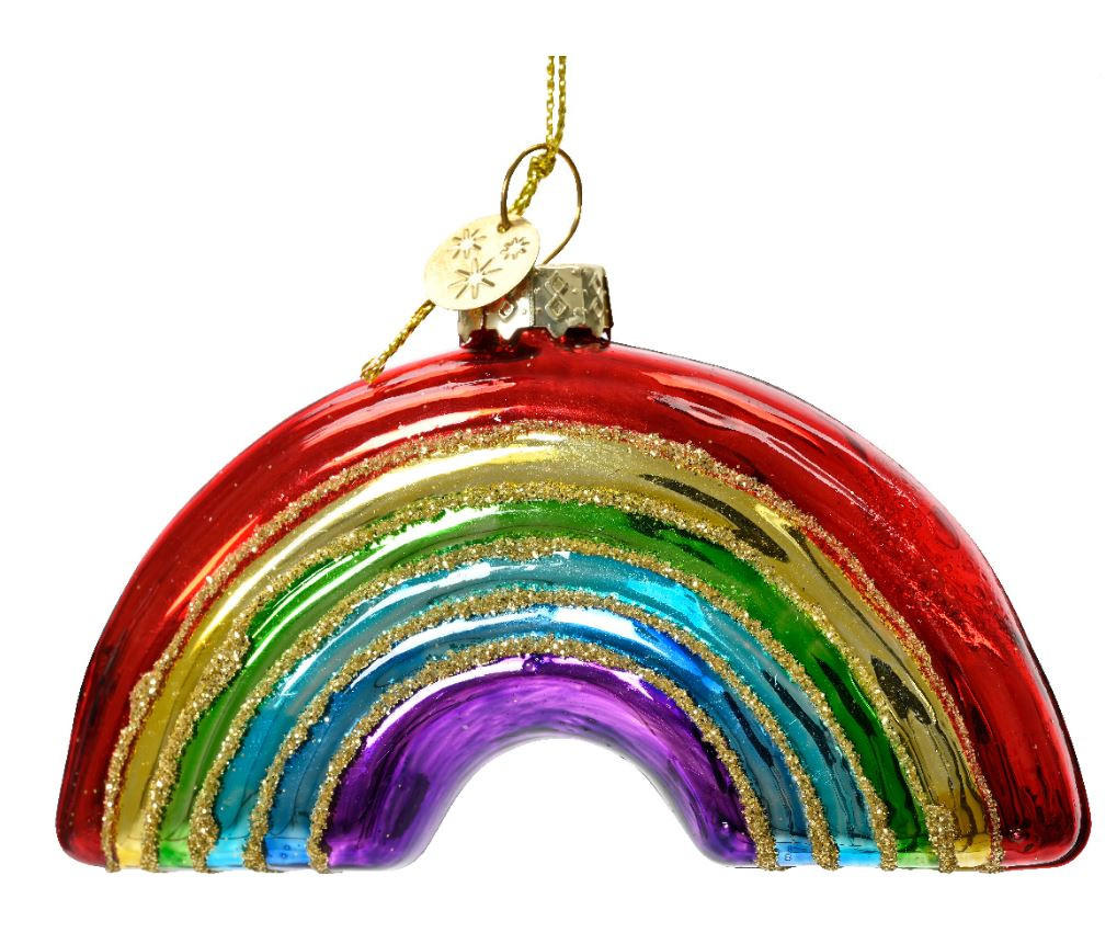 CHRISTBAUMANHÄNGER  - Multicolor, LIFESTYLE, Glas (2,50/10,00/7,00cm)