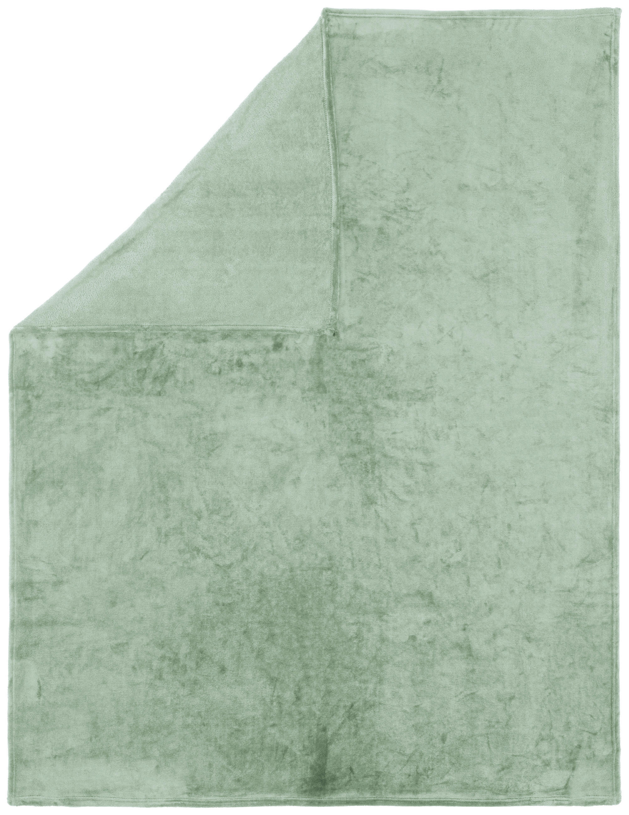 DECKE EMMA 140/190 cm  - Grün, Basics, Textil (140/190cm) - Novel