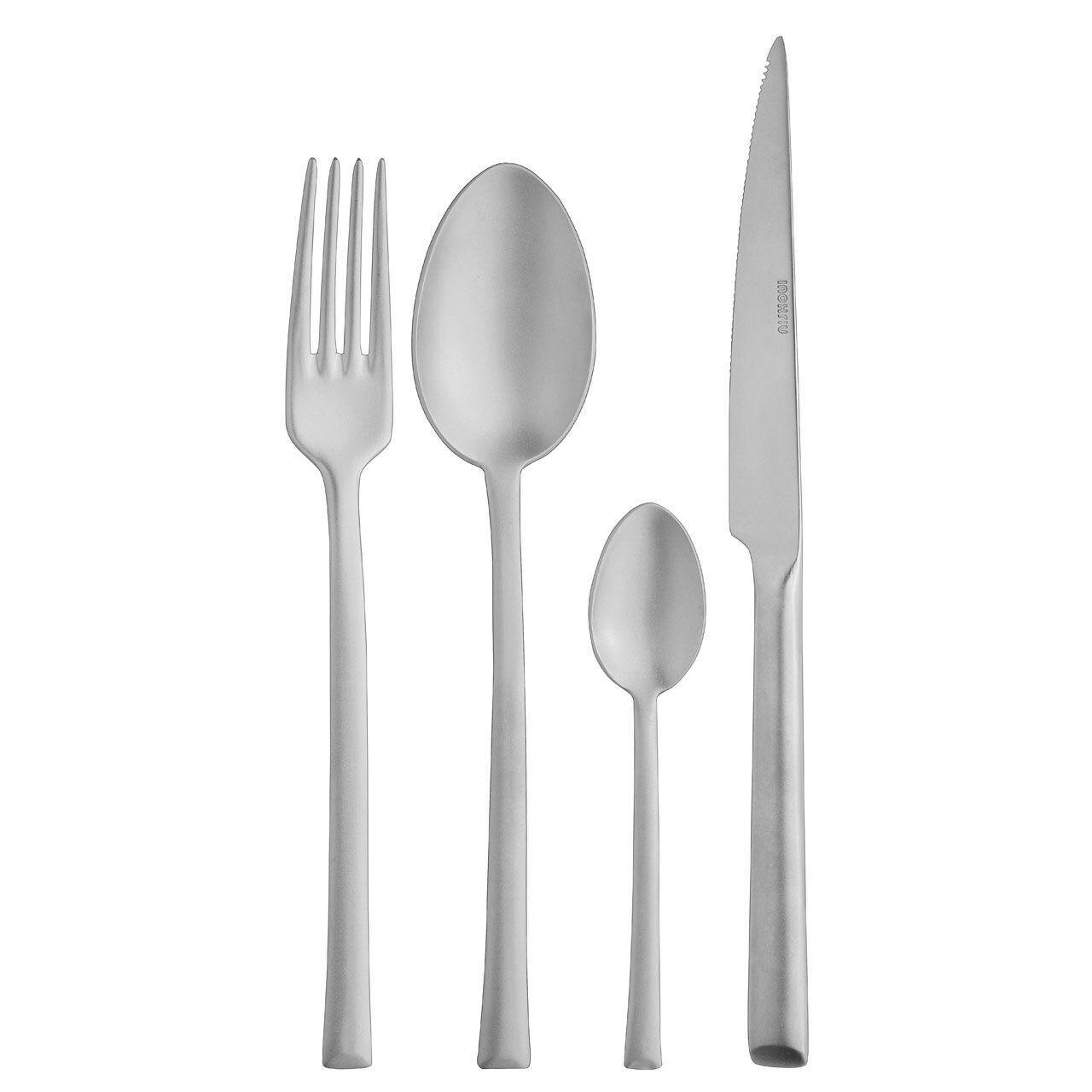 EVŐESZKÖZKÉSZLET   - nemesacélszínű, Basics, fém (1.506kg)