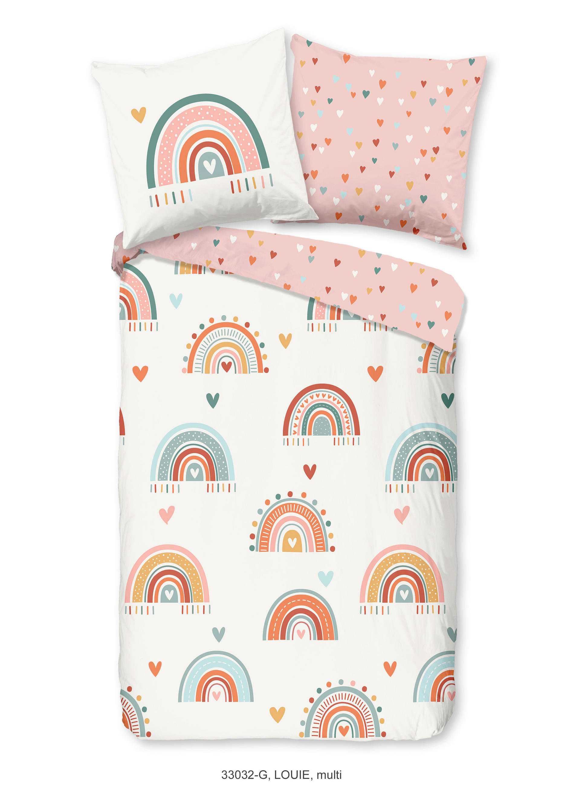 DEČJA POSTELJINA LOIE 140/200 cm renforcé tkanina višebojna  - višebojna, Osnovno, tekstil (140/200cm) - Ben'n'jen