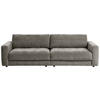 BIGSOFA in Cord Graubraun  - Graubraun/Schwarz, Modern, Textil (264/83/126cm) - Trendmanufaktur