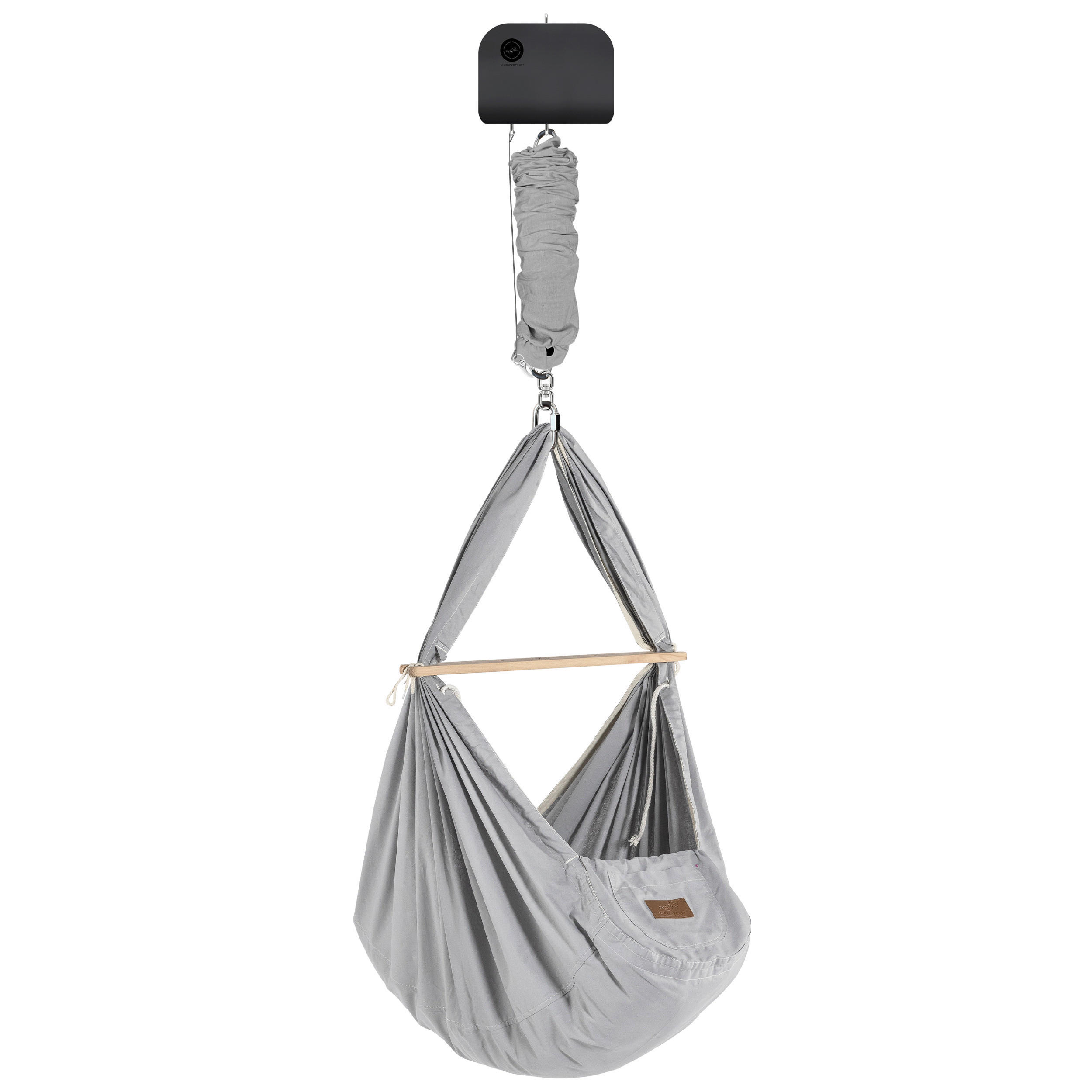 FEDERWIEGE  Grau  - Grau, Basics, Textil (137/30/165cm) - SCHMUSEWOLKE