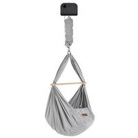 FEDERWIEGE  137/30/165 cm  - Grau, Basics, Textil (137/30/165cm) - SCHMUSEWOLKE