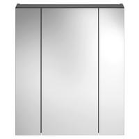 SPIEGELSCHRANK 60/70/18 cm  - Schwarz, MODERN, Glas/Holzwerkstoff (60/70/18cm) - MID.YOU