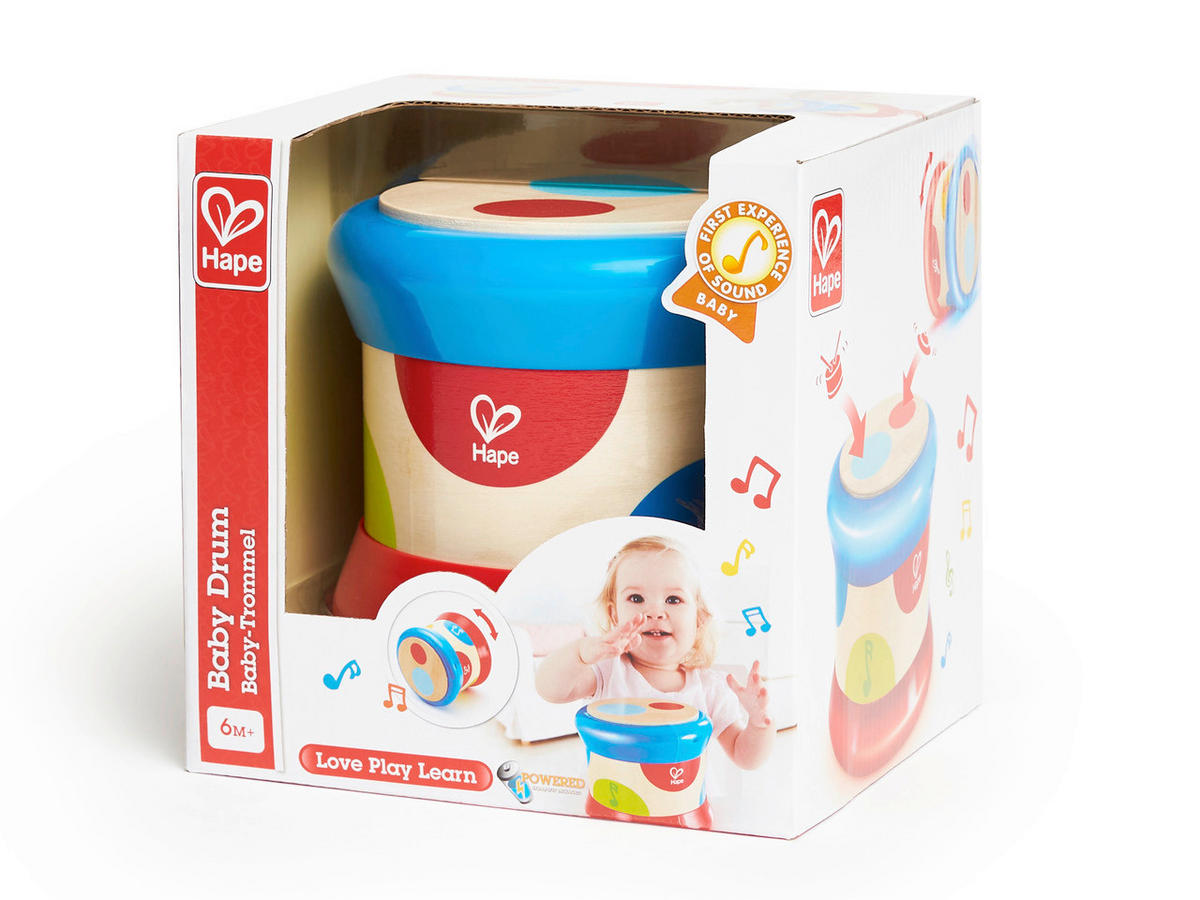 SCHLAGZEUG-SET - Multicolor, Basics, Holz/Holzwerkstoff (15,0/15,0/15,0cm) - Hape