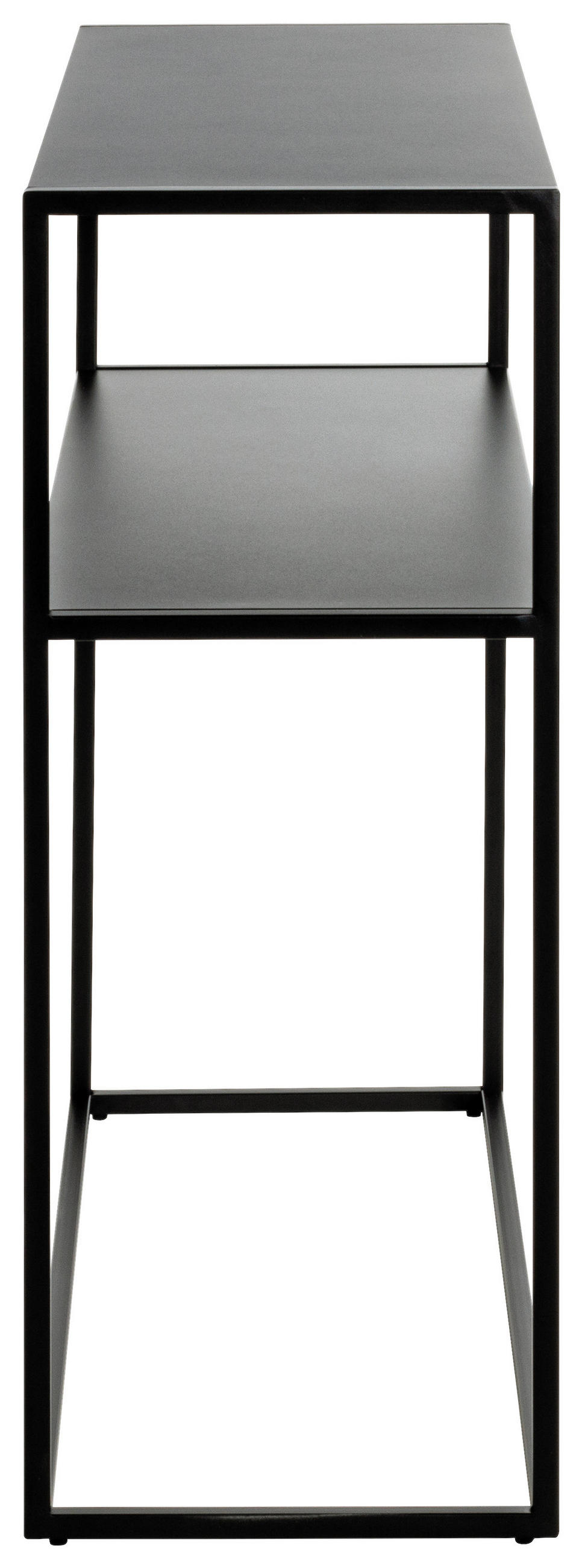 KONZOLOVÝ STOLEK, černá, kov, 80/30/80 cm - černá, Design, kov (80/30/80cm)