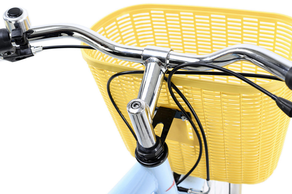 CITYBIKE 26 Zoll Damen  - Blau/Gelb, Basics, Metall (180/70cm) - Atrigo