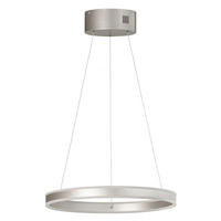 LED-HÄNGELEUCHTE Silvio 50/70-180 cm  - Nickelfarben, Design, Metall (50/70-180cm)