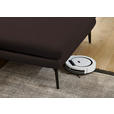 ECKSOFA in Echtleder Braun  310/180 cm  - Schwarz/Braun, Design, Leder/Metall (310/180cm) - Dieter Knoll