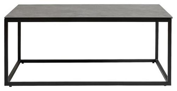 COUCHTISCH ESG 100/60/42 cm rechteckig Grau, Schwarz - Schwarz/Grau, Design, Glas/Keramik (100/60/42cm) - Novel