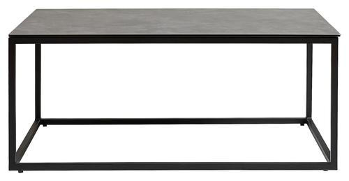 COUCHTISCH ESG 100/60/42 cm rechteckig Grau, Schwarz  - Schwarz/Grau, Design, Glas/Keramik (100/60/42cm) - Novel