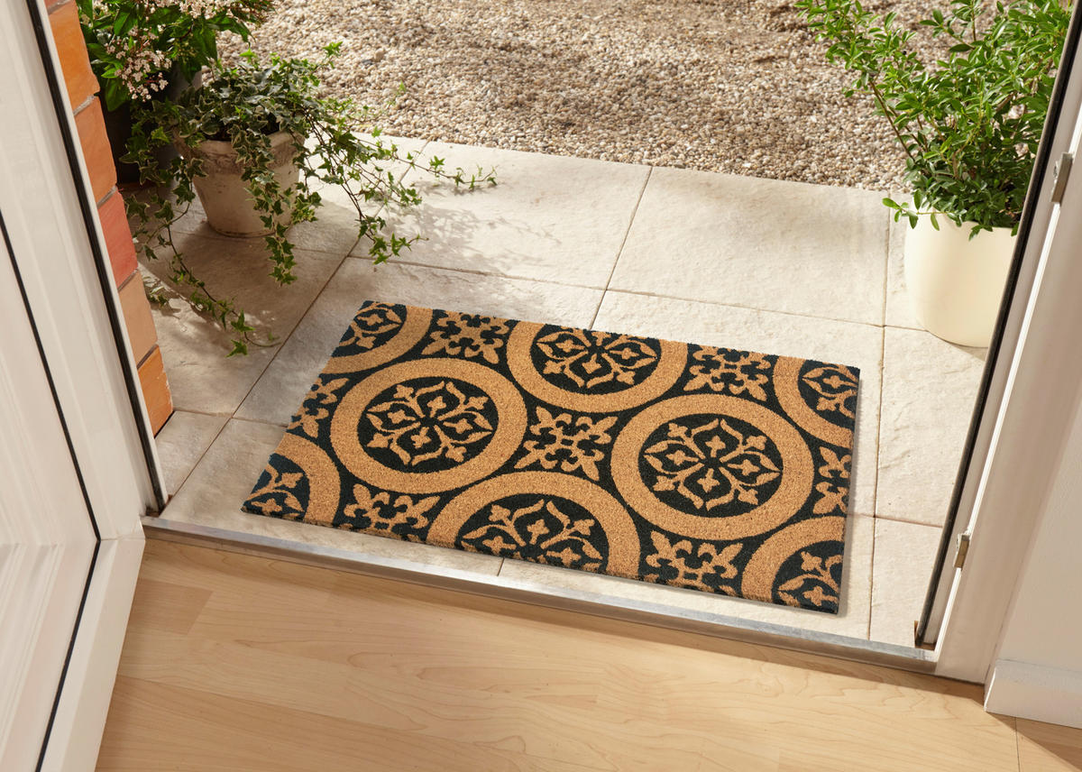 KOKOSMATTE 45/75 cm Mix Mats  - Hellbraun/Schwarz, Basics, Naturmaterialien/Kunststoff (45/75cm) - Hanse Home