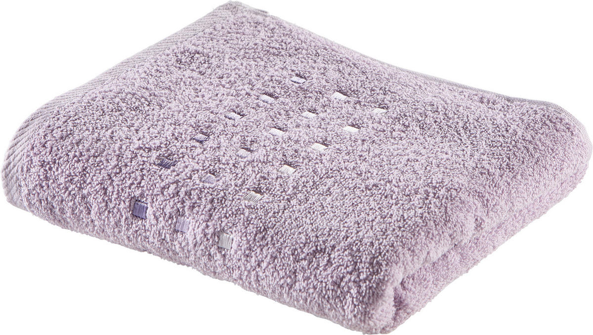 HANDTUCH Quattro Lila  - Lila, Basics, Textil (50/100cm) - Esposa