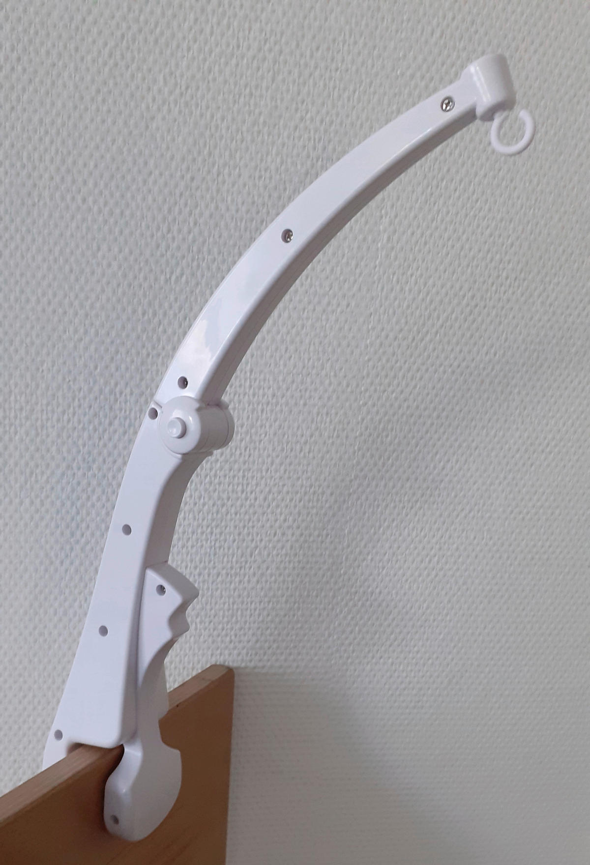 Niermann Mobilehalter zum klemmen  - Weiß, Basics, Kunststoff (27/40cm)