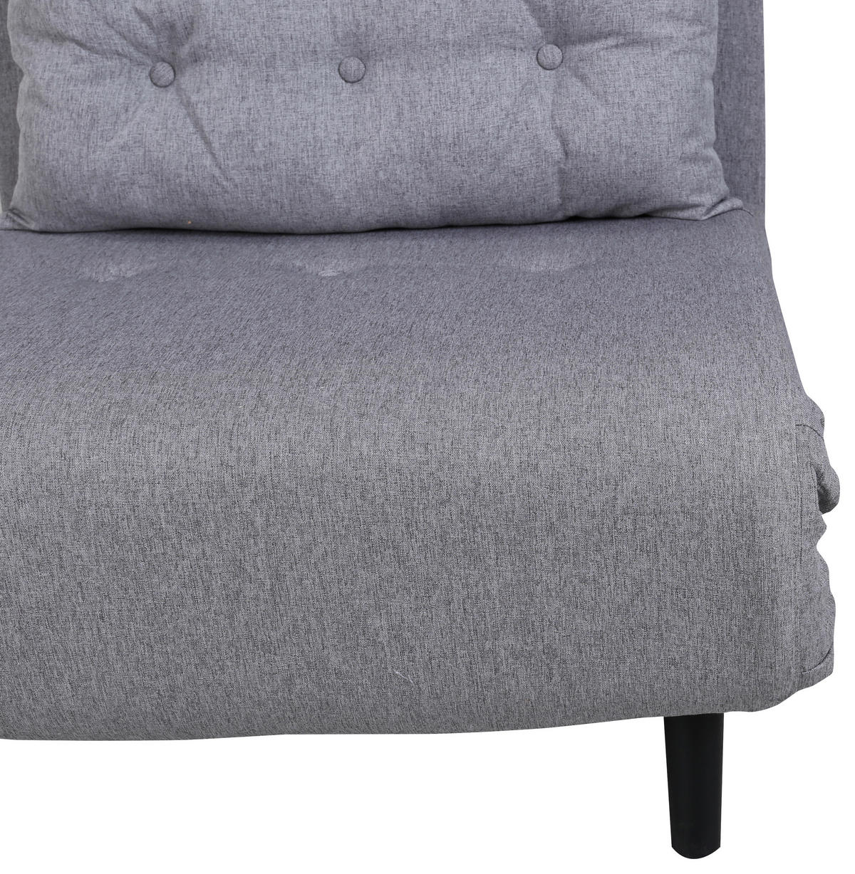 SCHLAFSESSEL in Textilgeflecht Grau, Schwarz  - Schwarz/Grau, Design, Textil/Metall (70/88/80cm) - Livetastic