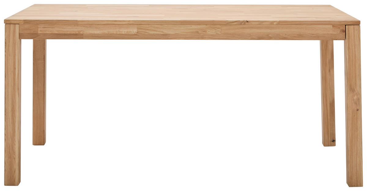 ESSTISCH Wildeiche rechteckig  ausziehbar, in verschiedenen Größen erhältlich  - Wildeiche, Natur, Holz (160-210/85/75cm) - Linea Natura