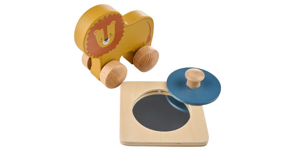KINDERSPIELSET - Blau/Gelb, Basics, Holz/Holzwerkstoff - My Baby Lou