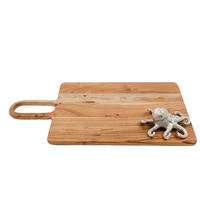 KÍNÁLÓTÁLCA    - akáciaszínű, Basics, fa (30.5/58/3.8cm)