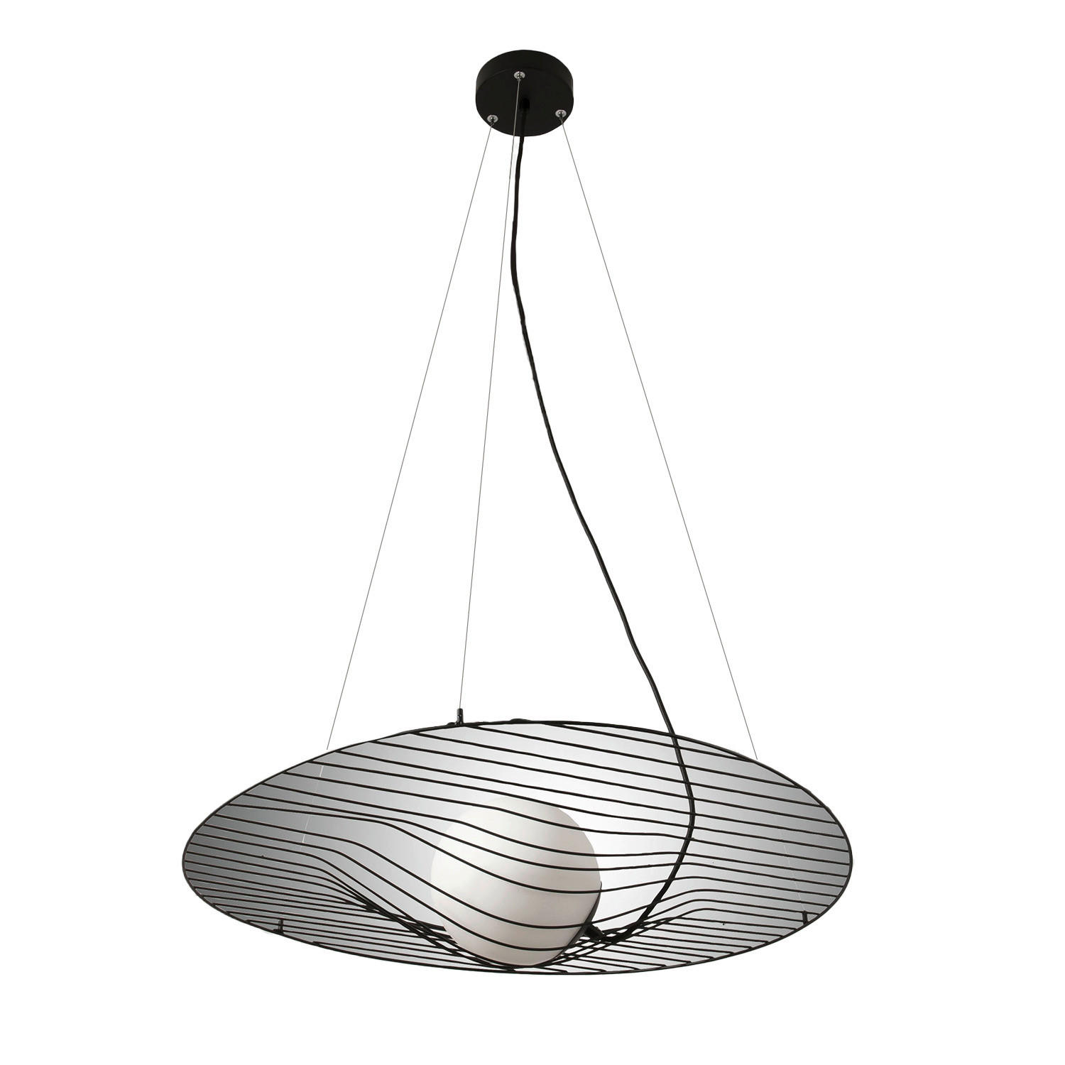 LUSTER  70/200 cm      - crna, Dizajnerski, metal (70/200cm)