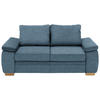 SCHLAFSOFA  in Blau  - Blau, KONVENTIONELL, Holz/Textil (196/90/100cm) - Beldomo Style
