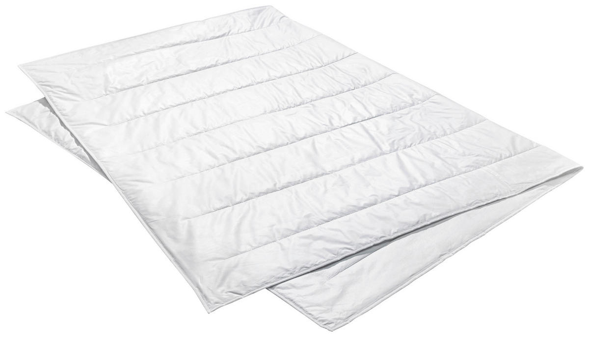 SOMMERDECKE 155/220 cm Sport Line  - Weiß, Basics, Textil (155/220cm) - Centa-Star