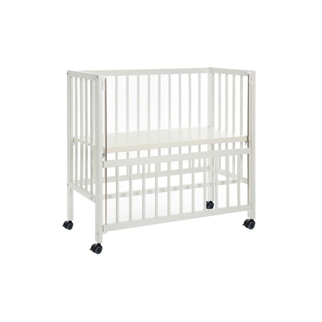 Beistellbett Bedside Crib Cocon Weiß, verstellbar