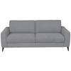 SCHLAFSOFA Webstoff Grau  - Schwarz/Grau, MODERN, Textil/Metall (219/92/101cm) - Livetastic