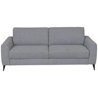 SCHLAFSOFA Webstoff Grau  - Schwarz/Grau, MODERN, Textil/Metall (219/92/101cm) - Livetastic