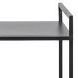 SERVIERWAGEN Schwarz  - Schwarz, Design, Metall (78/40/85cm) - Ambia Home