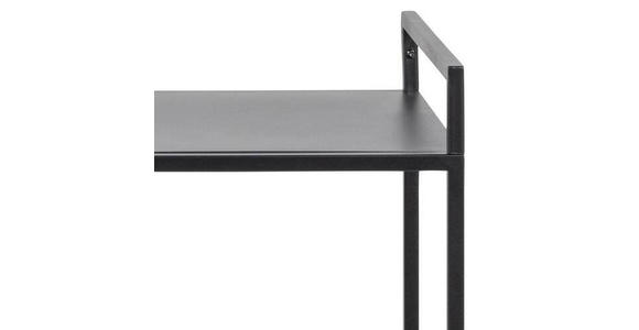 SERVIERWAGEN Schwarz  - Schwarz, Design, Metall (78/40/85cm) - Ambia Home