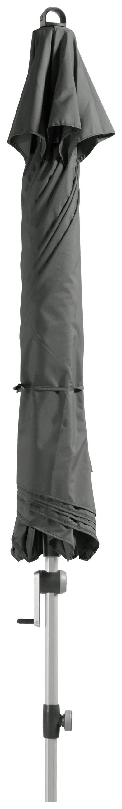 SONNENSCHIRM 280 cm Anthrazit  - Anthrazit/Silberfarben, Basics, Textil/Metall (280/280cm) - Doppler