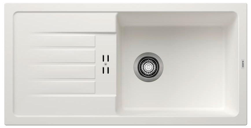 SPÜLE 524235  - Weiß, Basics, Stein (86/18/43,5cm) - Blanco