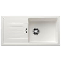 SPÜLE 524235  - Weiß, Basics, Stein (86/18/43,5cm) - Blanco