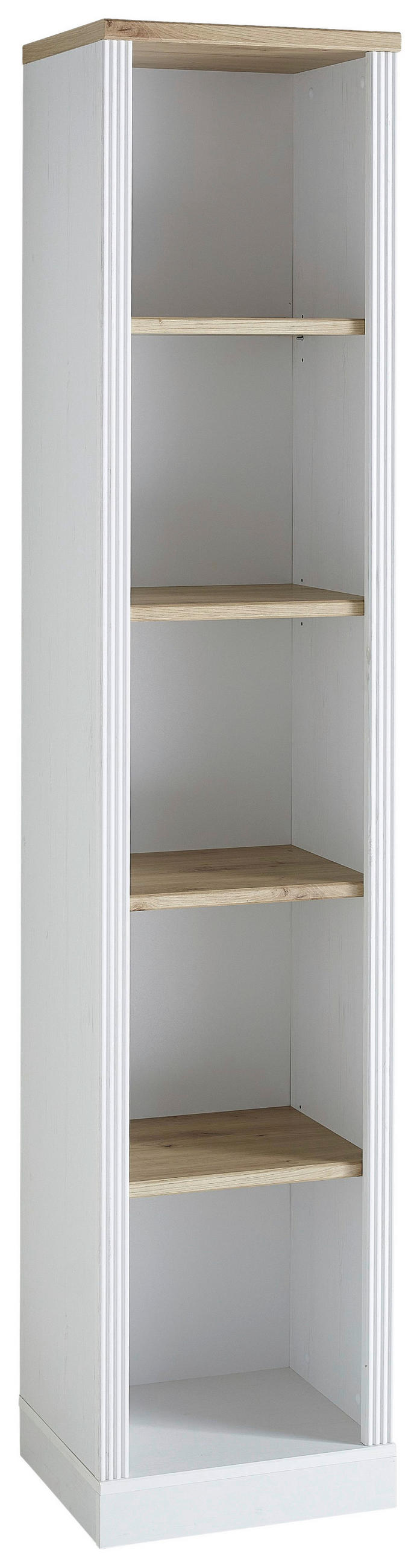 REGÁL NA ŠANÓNY, farba pínie, dub artisan, 43/204/38 cm - dub artisan/farba pínie, Konventionell, kompozitné drevo (43/204/38cm) - Carryhome