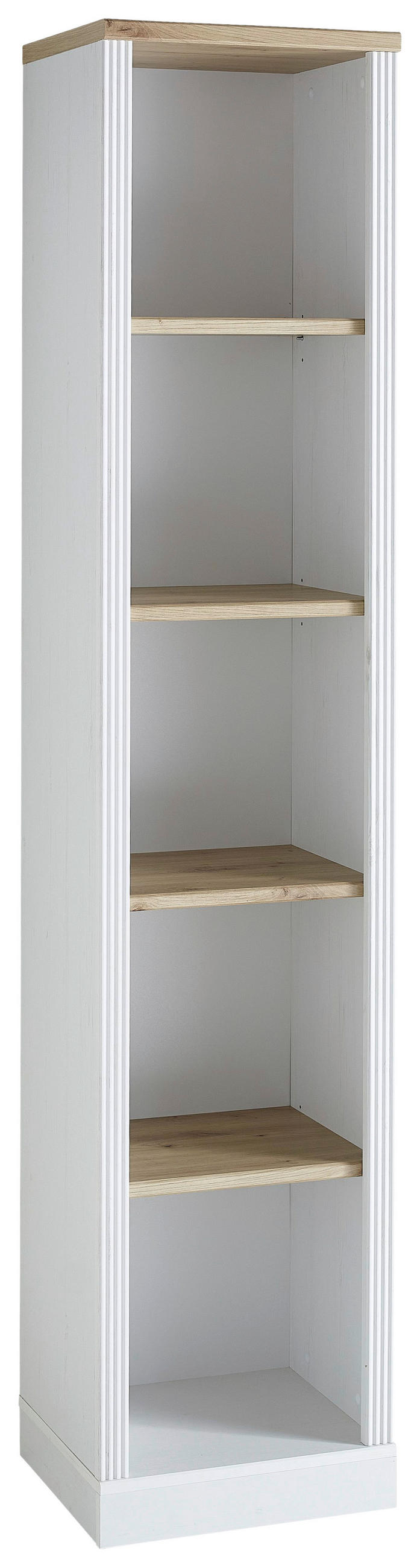 REGÁL NA ŠANÓNY, farba pínie, dub artisan, 43/204/38 cm - dub artisan/farba pínie, Konventionell, kompozitné drevo (43/204/38cm) - Carryhome