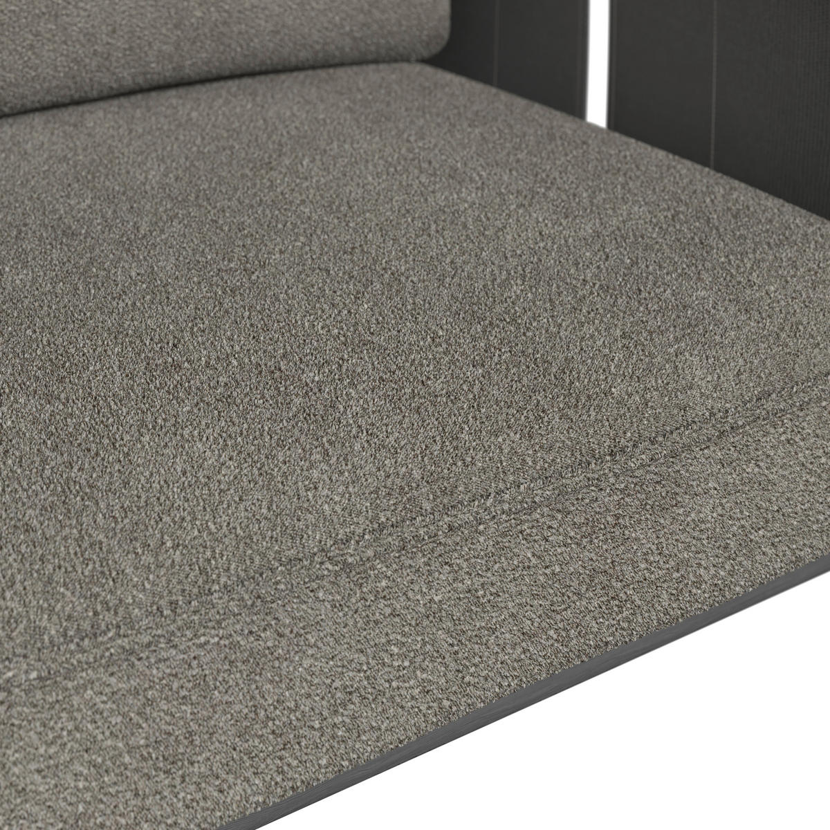 LOUNGESESSEL Anthrazit, Graphitfarben, Taupe Esche vollmassiv  - Taupe/Anthrazit, ROMANTIK / LANDHAUS, Holz/Textil (100/86/97,5cm) - Dieter Knoll