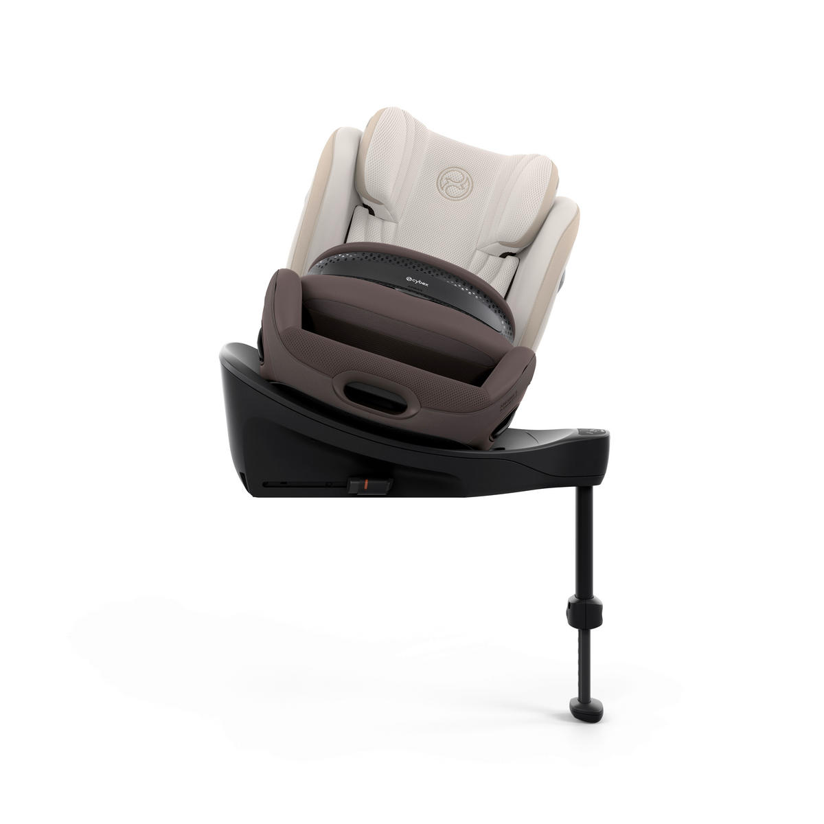 KINDERAUTOSITZ Anoris S Style Amber Brown  - Hellbraun, Basics, Kunststoff/Textil (49/45/58cm) - cybex PLATINUM