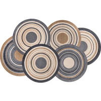 COVOR CU ȚESĂTURĂ PLATĂ Cosmic Colour  - culoare natur, Konventionell, plastic/textil (110/175cm) - wash+dry