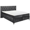 BOXSPRINGBETT 180/200 cm  in Anthrazit  - Anthrazit/Schwarz, Basics, Holzwerkstoff/Kunststoff (180/200cm) - MID.YOU