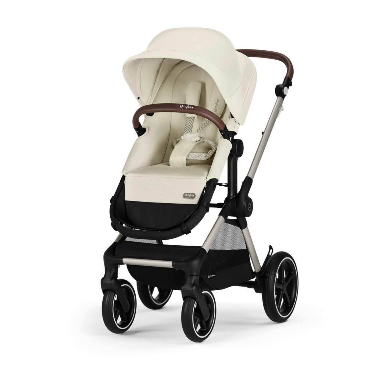 KOMBIKINDERWAGEN Eos Lux  - Beige/Silberfarben, Basics, Textil/Metall (85/61/116cm) - Cybex